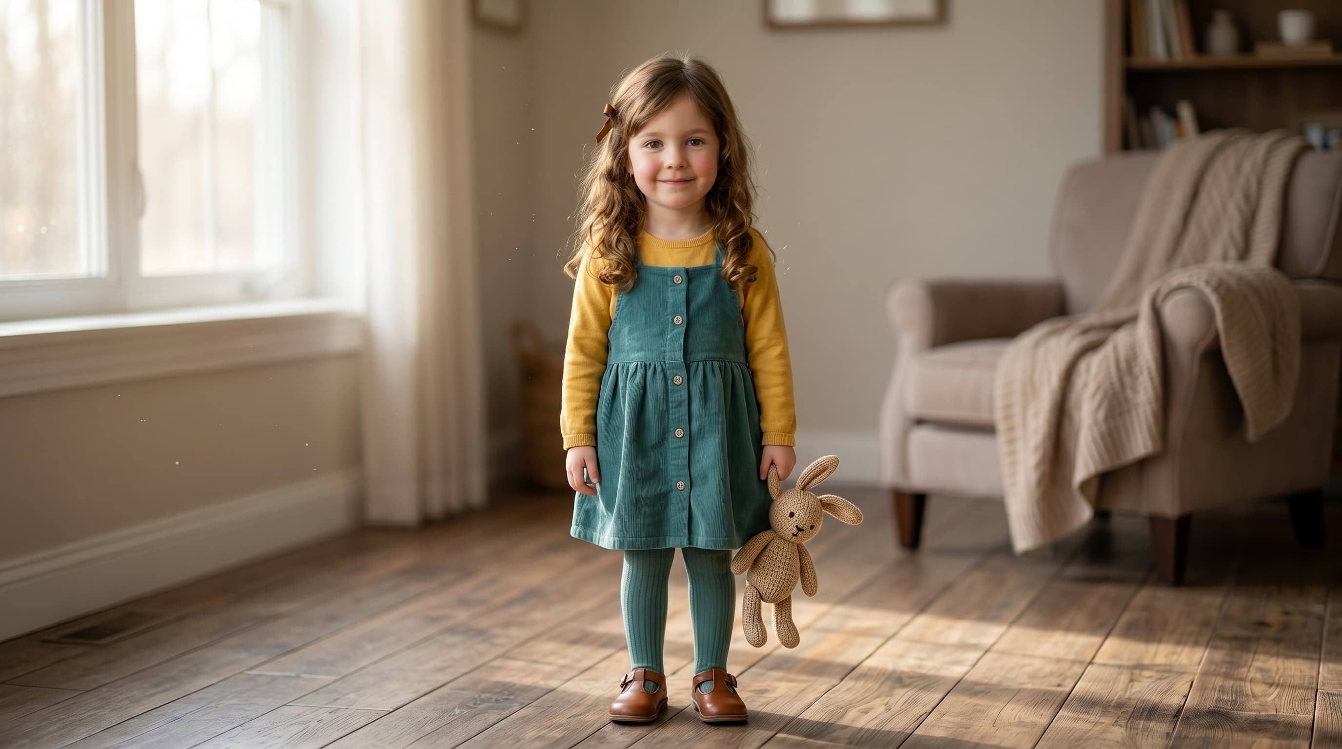 A photo of a young child