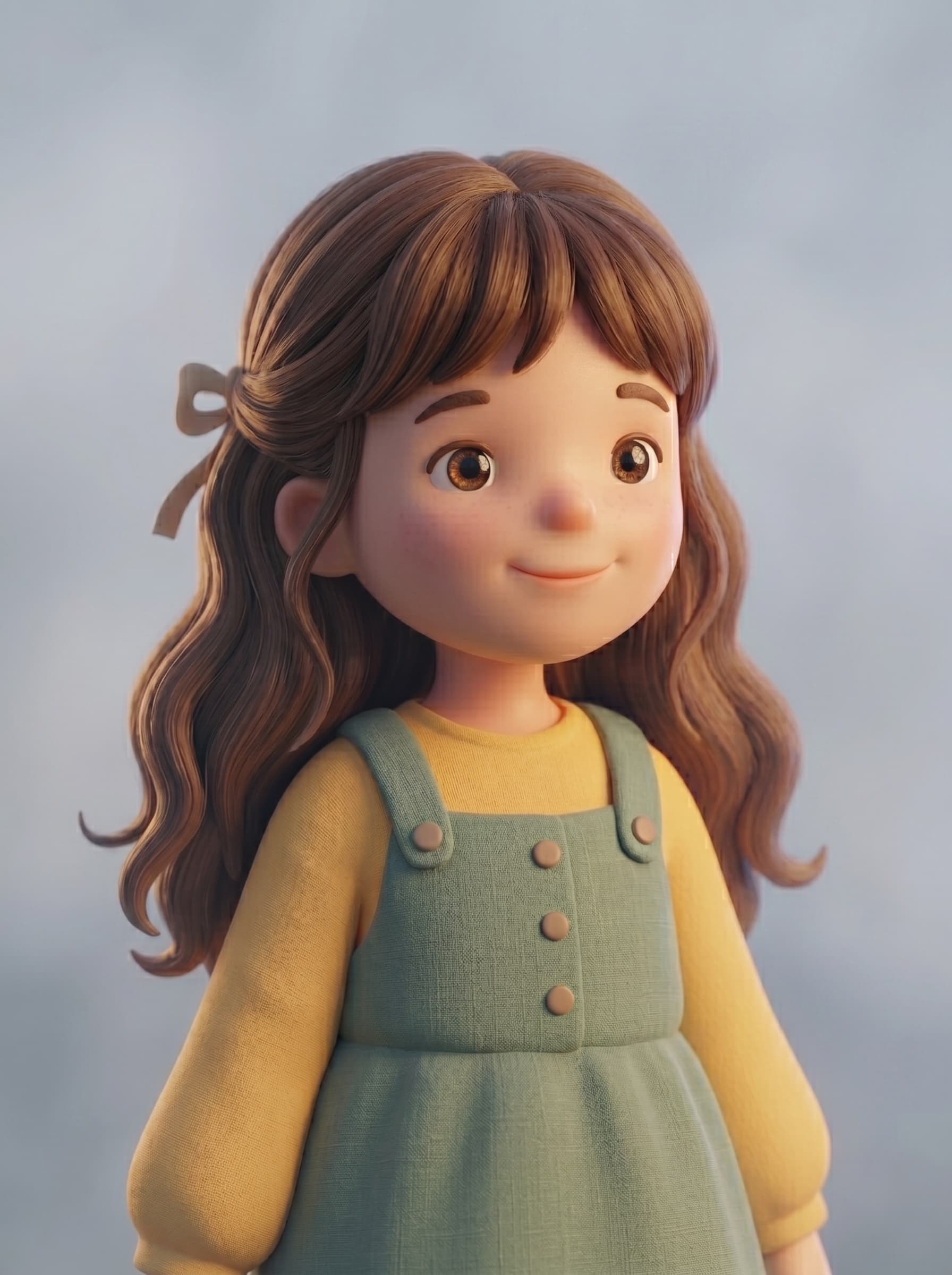 The same hero in 3D style