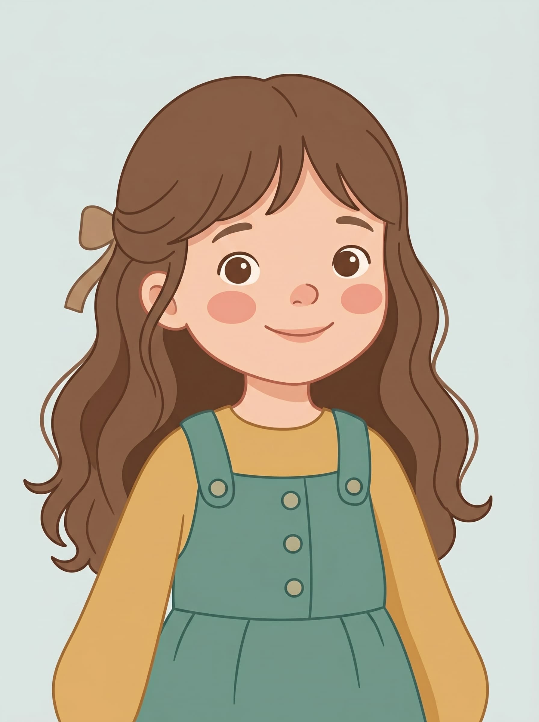 The same hero in Soft cartoon style